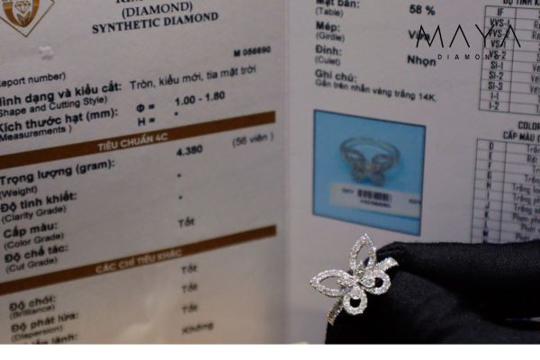 Cách phân biệt kim cương moissanite và kim cương tự nhiên 