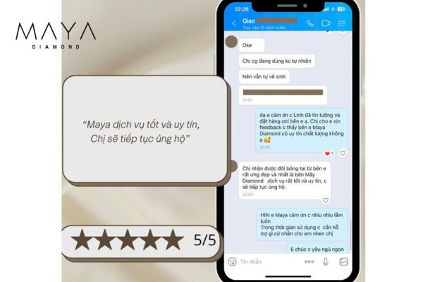 Địa chỉ mua kim cương nhân tạo nước D tốt – Maya Diamond