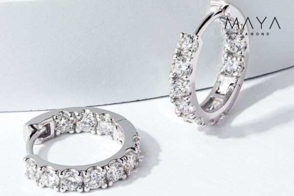 Bông tai nam kim cương nhân tạo