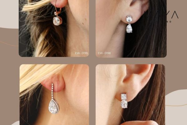 Bông tai giọt nước hoặc tam giác ngược