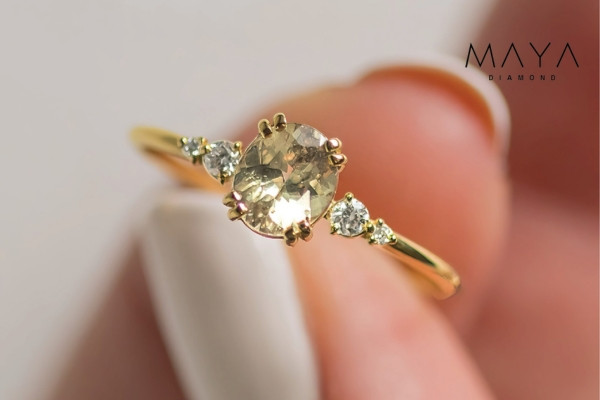 Kim cương vàng mang lại may mắn và thịnh vượng
