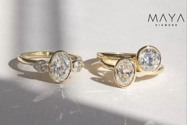 Nhẫn kim cương moissanite giá rẻ