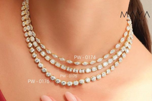 Thiết kế dây chuyền kim cương moissanite theo yêu cầu