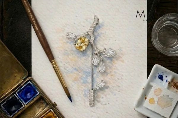 Dịch vụ thiết kế ghim cài áo độc bản tại Maya Diamond
