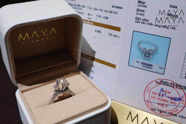  Mayadiamond cung cấp giá kim cương moissanite 6ly3 tốt 