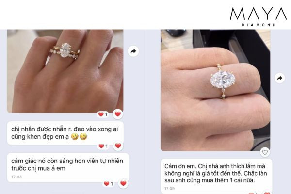 Maya Diamond Hà Nội - Chuyên báo giá kim cương Moissanite rẻ, uy tín 