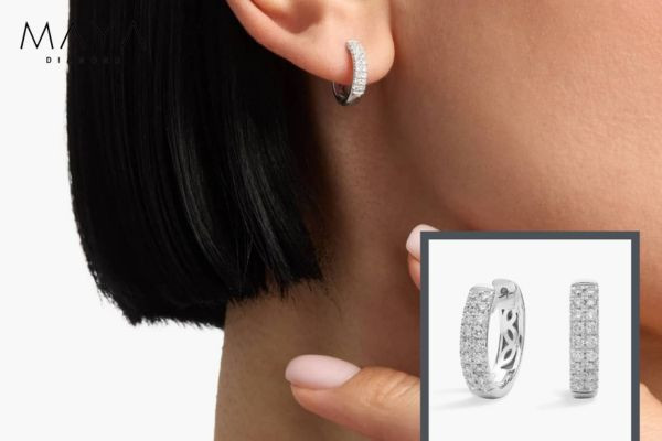 Thiết kế khuyên tròn full pave