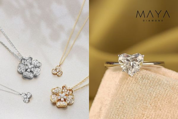 Thiết kế hoa và trái tim