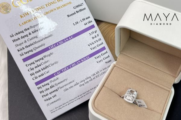 Kim cương moissanite có bán lại được không?