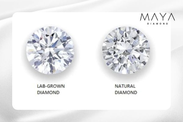 Kim cương nuôi cấy tương đương với kim cương thật