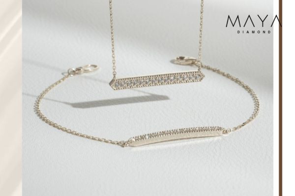 Lắc tay kim cương thanh ngang