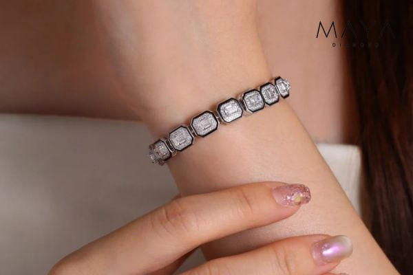 Lắc tay kim cương đẹp