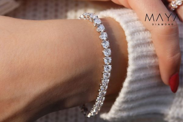 Lắc tay kim cương moissanite - Sự lựa chọn hoàn hảo