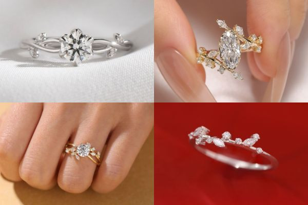 Nhẫn phong cách thiên nhiên