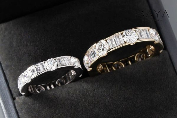 Nhẫn cưới full kim cương