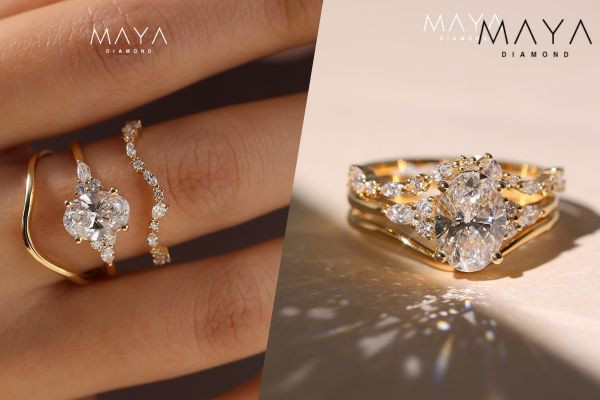 Nhẫn kim cương nhân tạo bị xoay làm sao