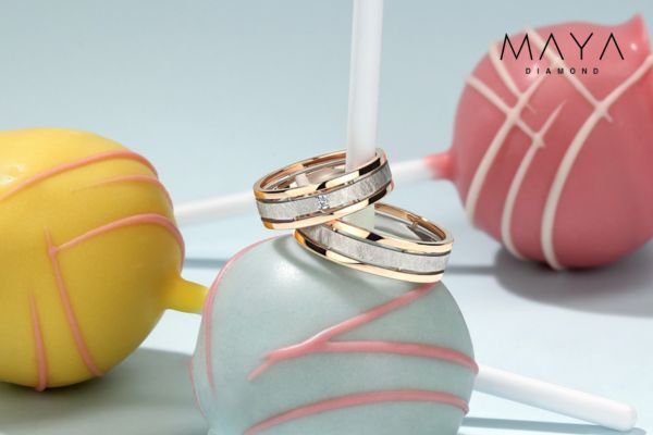 Nhẫn cưới kim cương thiết kế độc quyền