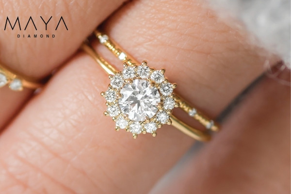 Nhẫn kim cương được thiết kế sang trọng