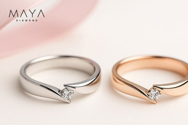 Nhẫn đôi kim cương
