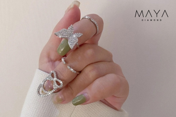 Kiểu dáng nơ phối đá phụ