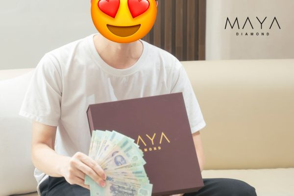 Nhẫn kim cương nam cao cấp tại Maya Diamond