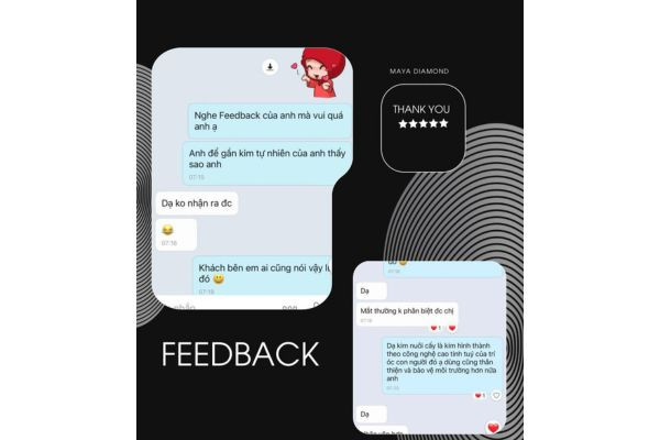 Khách hàng hài lòng về Maya Diamond