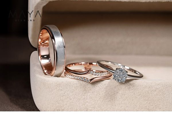 Đa dạng mẫu mã nhẫn kim cương