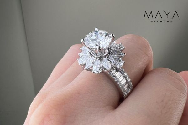 Nhẫn kim cương size lớn