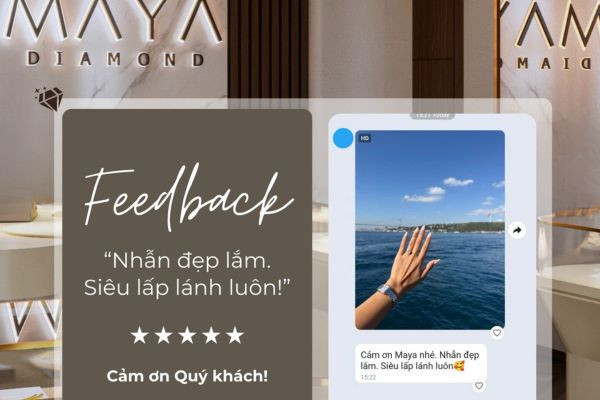 Địa chỉ chọn mua quà tặng kim cương cho ngày 20/10 uy tín – Maya Diamond