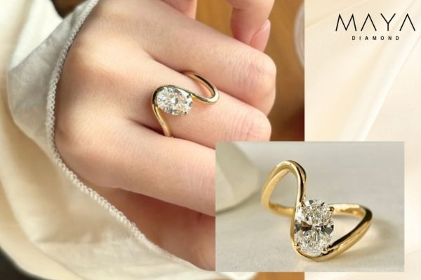 Xu hướng nhẫn cưới 2025 - Sự lên ngôi của kim cương nhân tạo