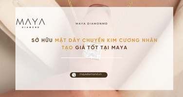 SỞ HỮU MẶT DÂY CHUYỀN KIM CƯƠNG NHÂN TẠO GIÁ TỐT TẠI MAYA