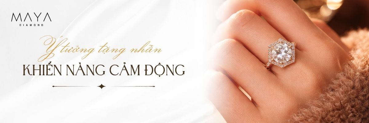 NHỮNG Ý TƯỞNG TẶNG NHẪN KIM CƯƠNG 14/2 KHIẾN NÀNG CẢM ĐỘNG