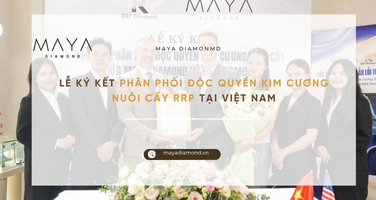 MAYA KÝ KẾT PHÂN PHỐI ĐỘC QUYỀN KIM CƯƠNG NUÔI CẤY RRP TẠI VIỆT NAM