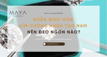 NHẪN ĐÍNH HÔN KIM  NHÂN TẠO NAM NÊN ĐEO NGÓN ?