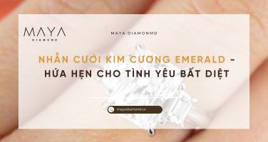 NHẪN CƯỚI KIM CƯƠNG EMERALD - HỨA HẸN CHO TÌNH YÊU BẤT DIỆT