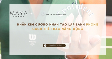 NHẪN KIM CƯƠNG NHÂN TẠO LẤP LÁNH PHONG CÁCH THỂ THAO NĂNG ĐỘNG