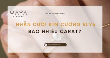 NHẪN CƯỚI KIM CƯƠNG 5LY4 BAO NHIÊU CARAT?