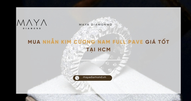 MUA NHẪN KIM CƯƠNG NAM FULL PAVE GIÁ TỐT TẠI HCM