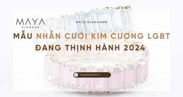 MẪU NHẪN CƯỚI KIM CƯƠNG LGBT  ĐANG THỊNH HÀNH 2024