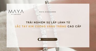 TRẢI NGHIỆM SỰ LẤP LÁNH TỪ LẮC TAY KIM CƯƠNG VÀNG TRẮNG CAO CẤP