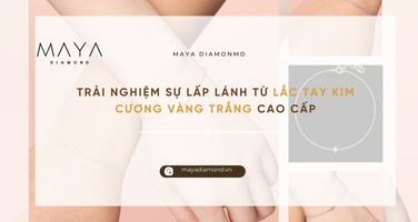 TRẢI NGHIỆM SỰ LẤP LÁNH TỪ LẮC TAY KIM CƯƠNG VÀNG TRẮNG CAO CẤP