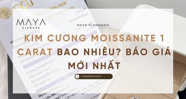 KIM CƯƠNG MOISSANITE 1 CARAT BAO NHIÊU? BÁO GIÁ MỚI NHẤT