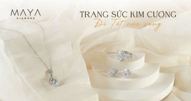 CÁCH PHỐI SET TRANG SỨC KIM CƯƠNG NHÂN TẠO ĐI TẾT CỰC SANG