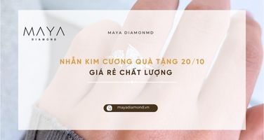 NHẪN KIM CƯƠNG QUÀ TẶNG 20/10 GIÁ RẺ CHẤT LƯỢNG