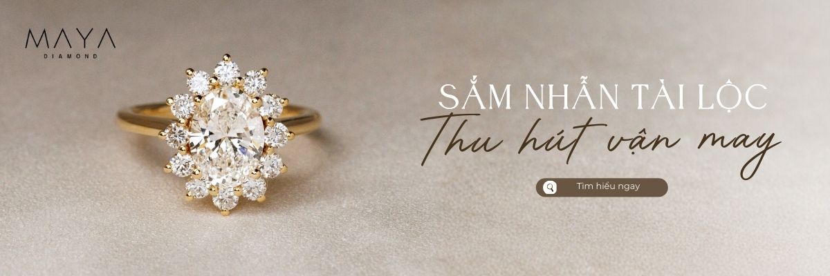 SẮM NHẪN KIM CƯƠNG TÀI LỘC THU HÚT VẬN MAY TÀI CHÍNH